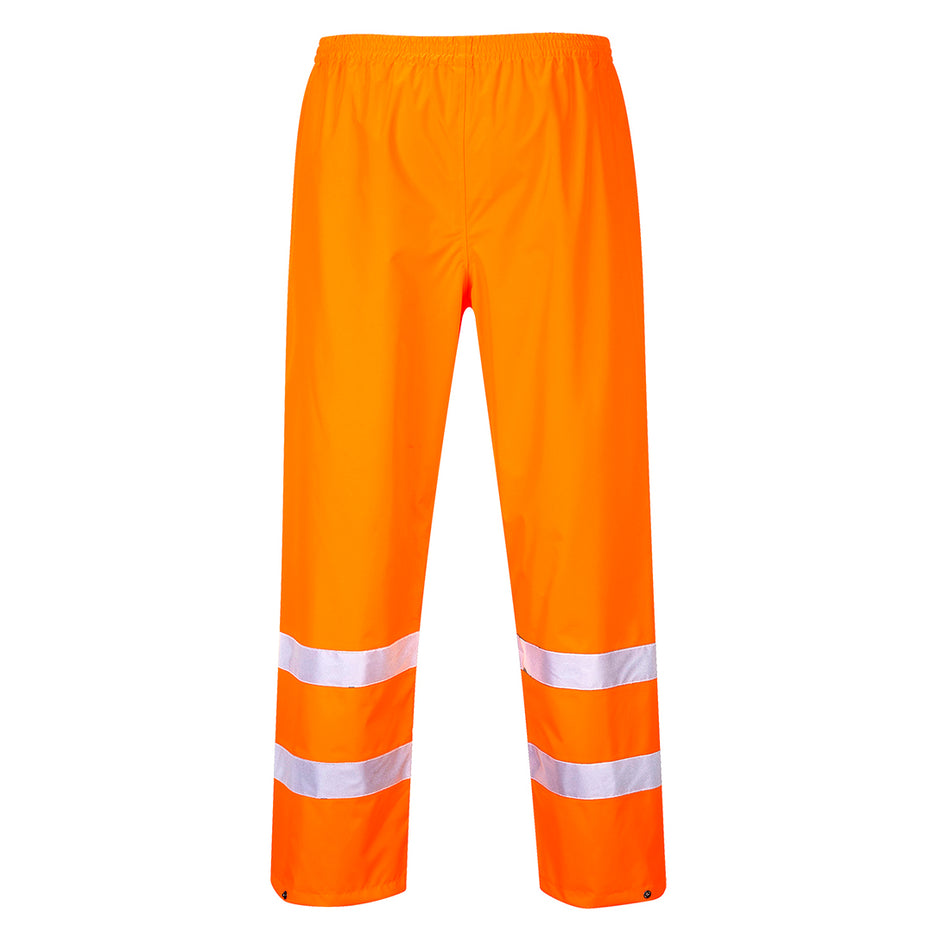 S480 Hi-Vis Rain Traffic Trousers Orange L