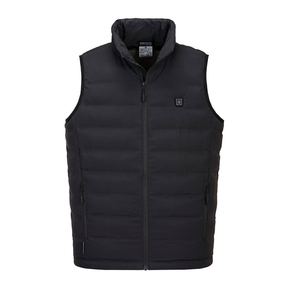 S549 Ultrasonic Heated Tunnel Bodywarmer Black M