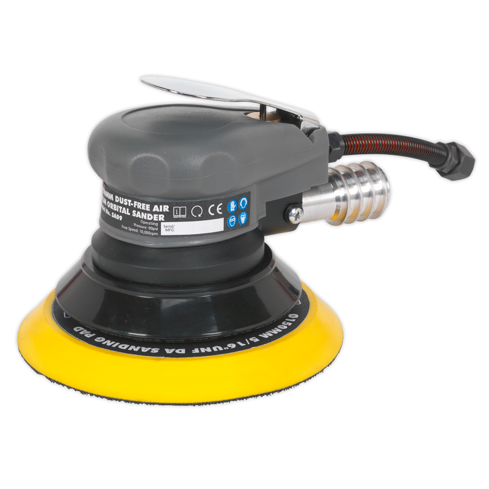 SA09 Dust-Free Air Palm Orbital Sander 150mm