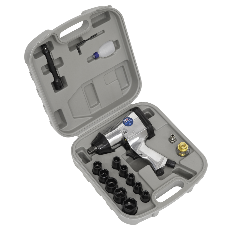 SA2/TS Air Impact Wrench Kit with Sockets 1/2"Sq Drive