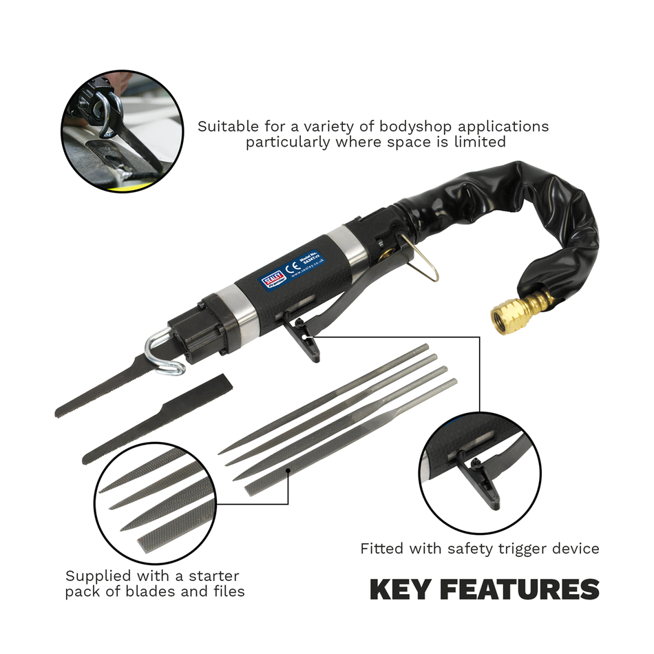 SA347 Premier Mini Reciprocating Air Saw/Needle File