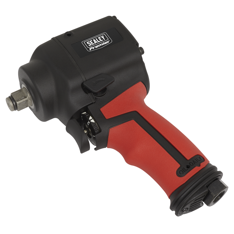 SA6002S Premier Twin Hammer Stubby Air Impact Wrench 1/2"Sq Drive
