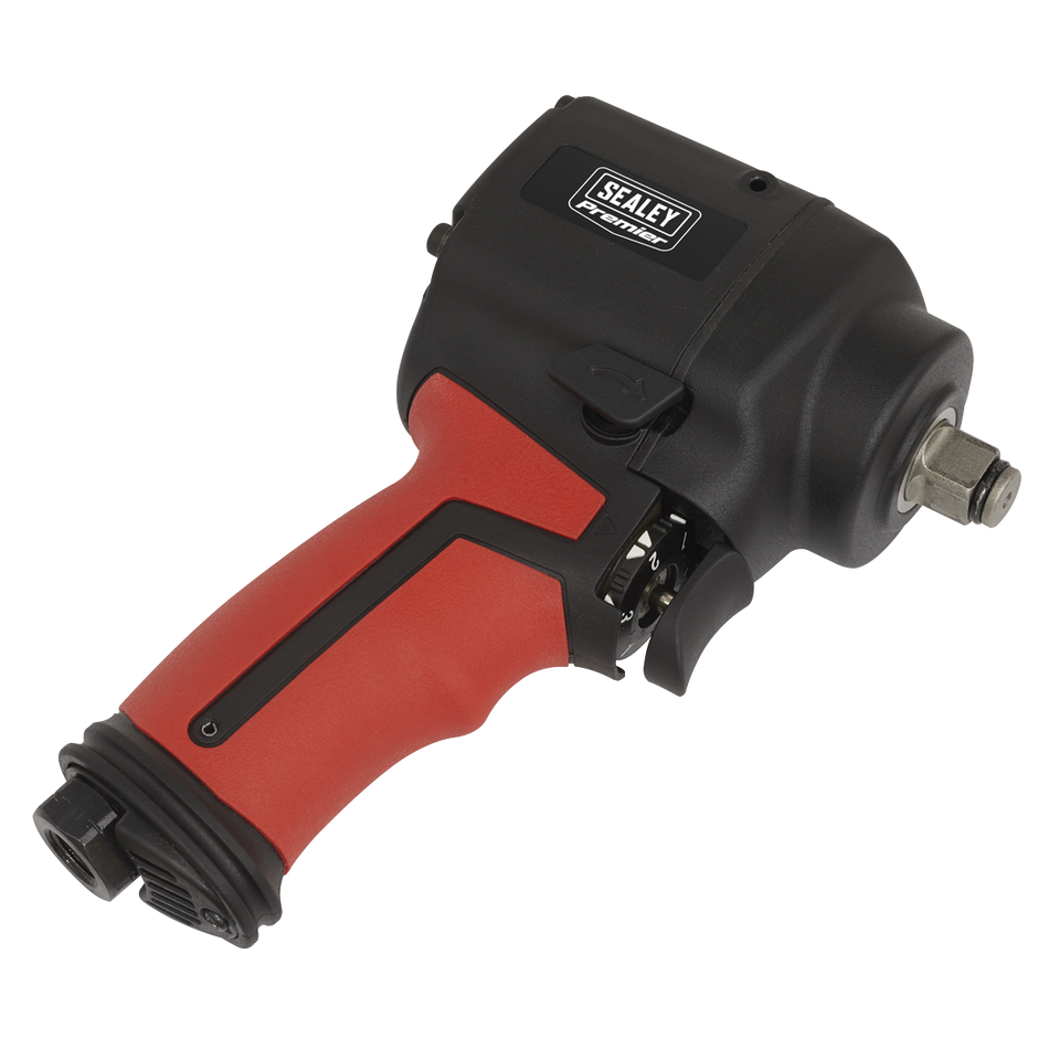 SA6002S Premier Twin Hammer Stubby Air Impact Wrench 1/2"Sq Drive