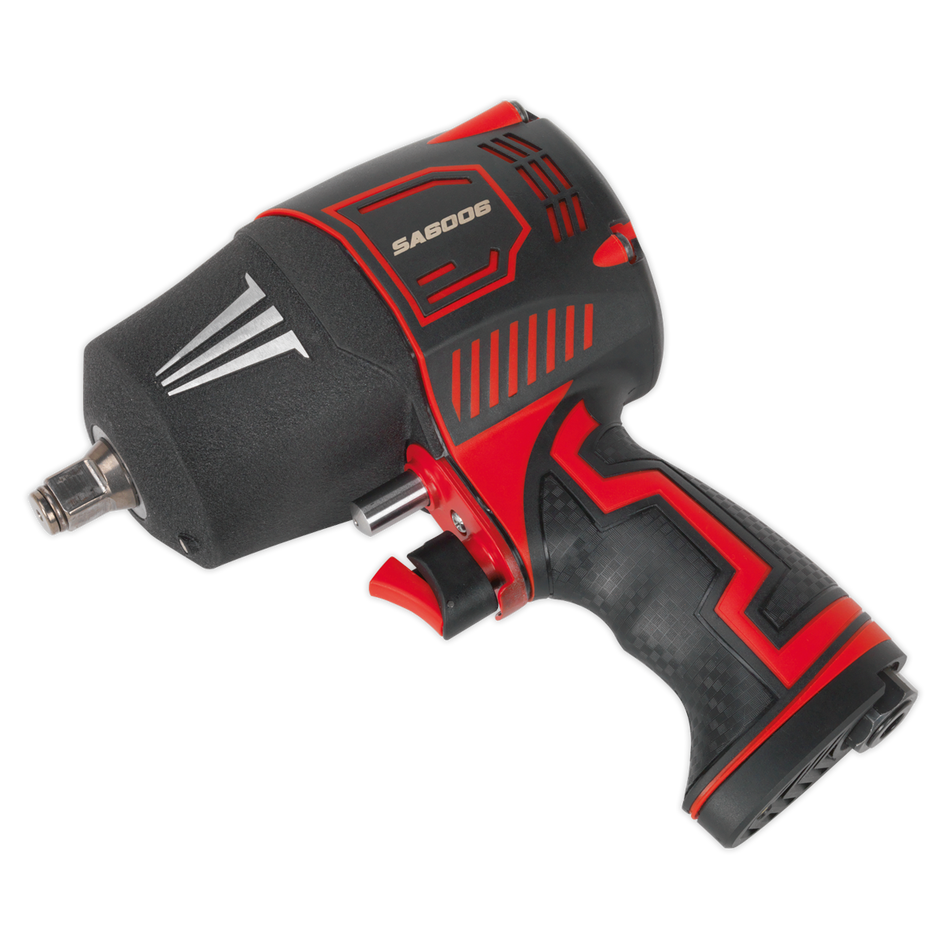 SA6006 Premier Twin Hammer Composite Air Impact Wrench 1/2"Sq Drive