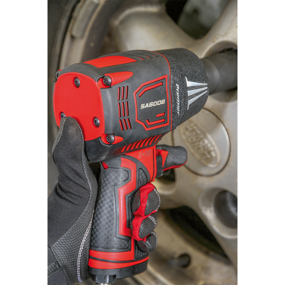 SA6006 Premier Twin Hammer Composite Air Impact Wrench 1/2"Sq Drive