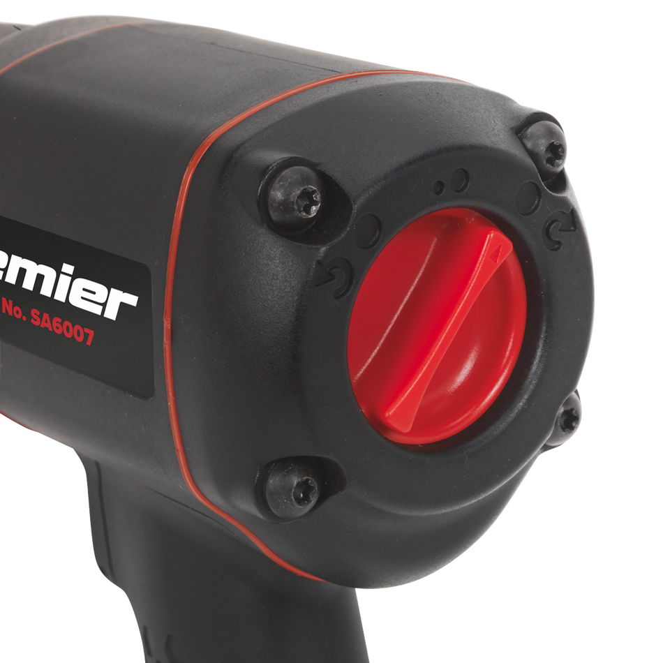 SA6007 Premier Twin Hammer Composite Air Impact Wrench 1/2"Sq Drive