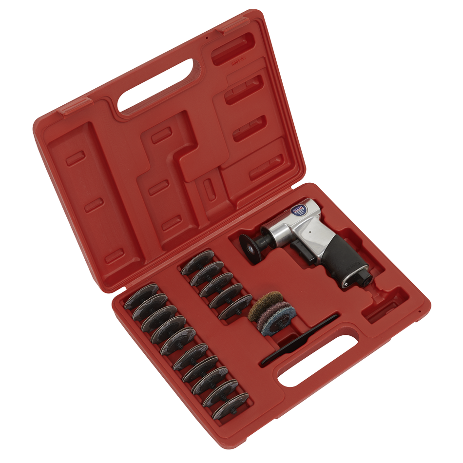 SA720 Premier Air Mini Sander Kit 50mm 35pc