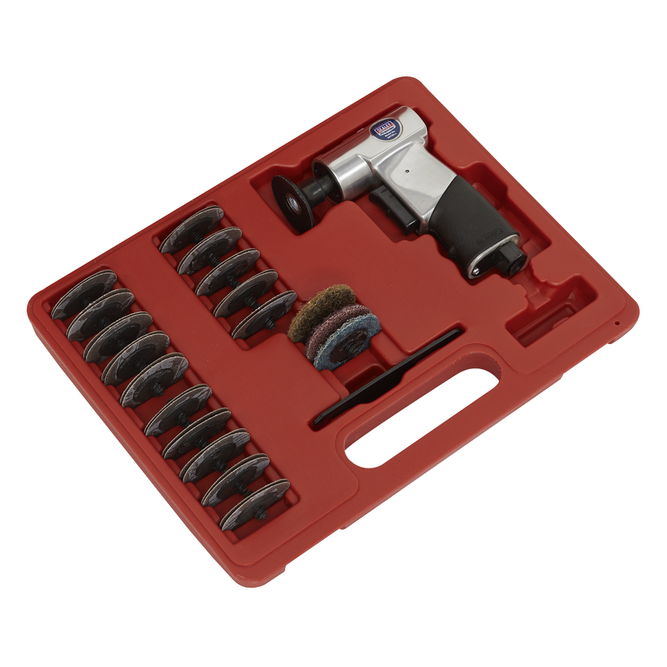 SA720 Premier Air Mini Sander Kit 50mm 35pc