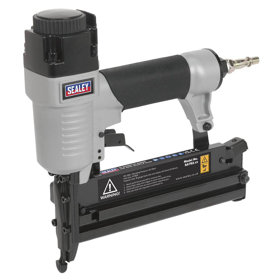 SA792 Air Nail/Staple Gun 10-50mm/10-40mm Capacity