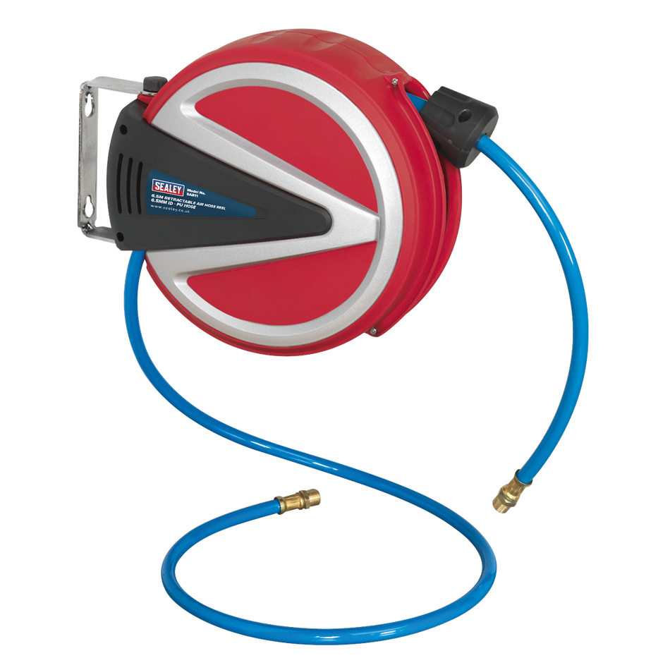 SA811 6.5m Retractable PU Air Hose Reel 6.5mm ID
