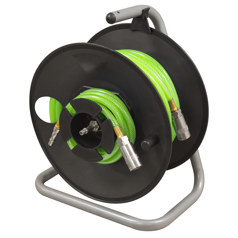 SA825 20m Portable Manual Air Hose Reel 6mm ID