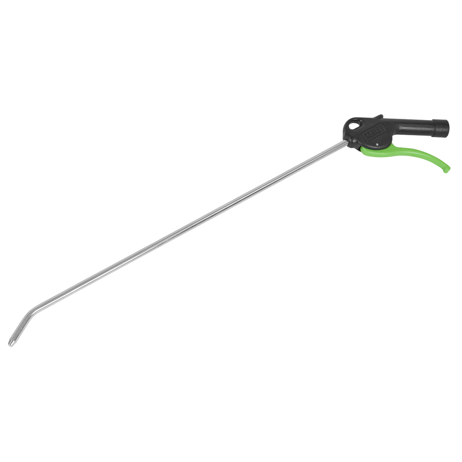 Air Blow Gun with Angled Lance diameter8mm 480mm with 1/4inBSP Air Inlet