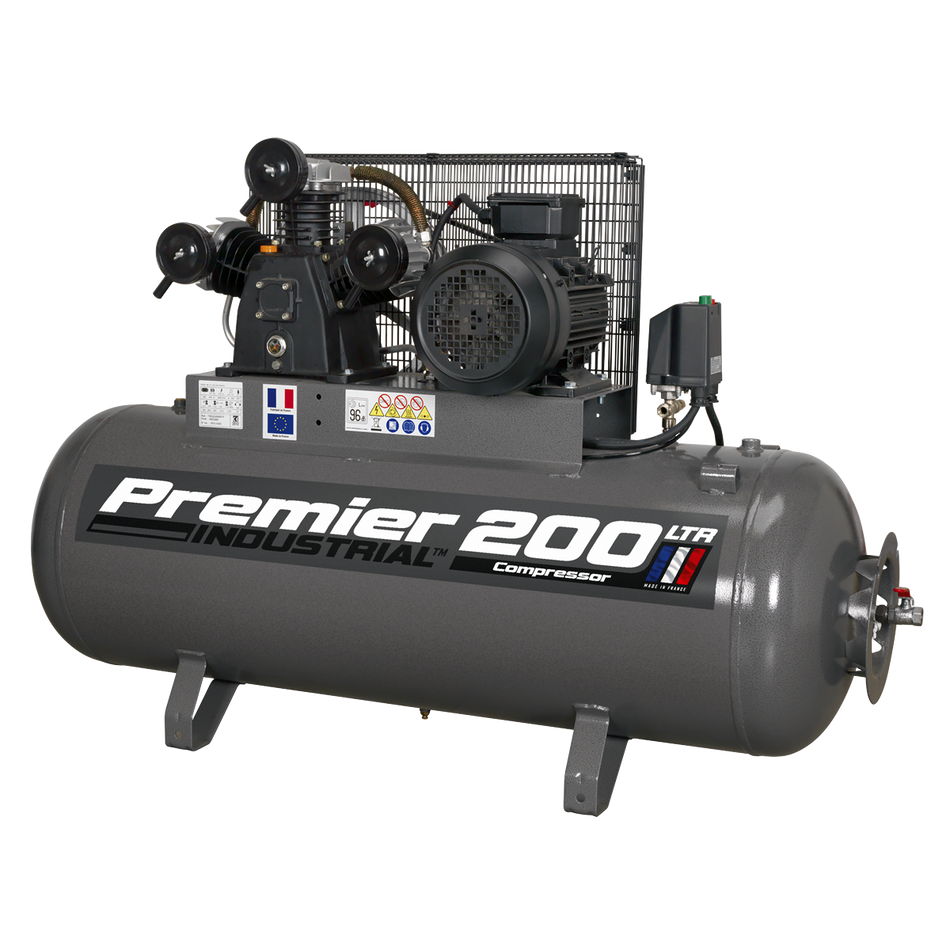 SAC32055B Premier 200L Belt Drive Air Compressor 5.5hp