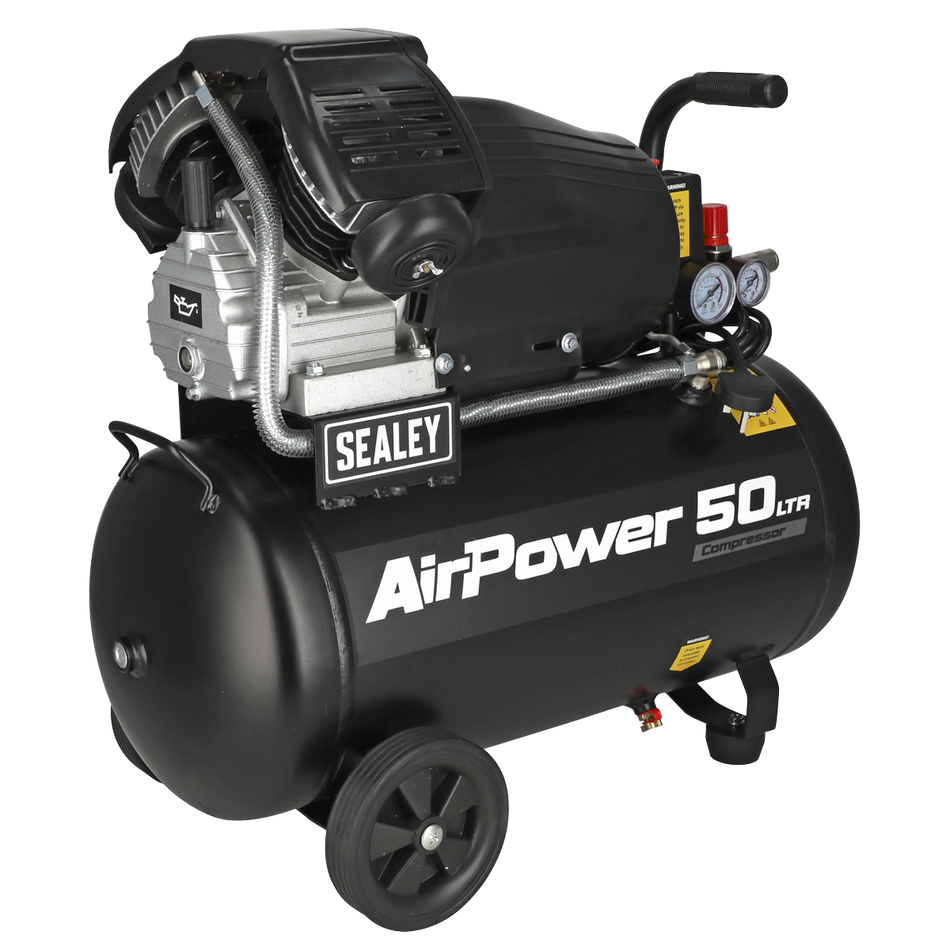 SAC5030VA 50L V-Twin Direct Drive Air Compressor 3hp