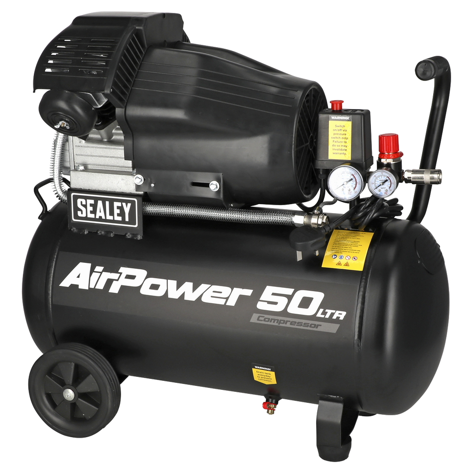 SAC5030VA 50L V-Twin Direct Drive Air Compressor 3hp
