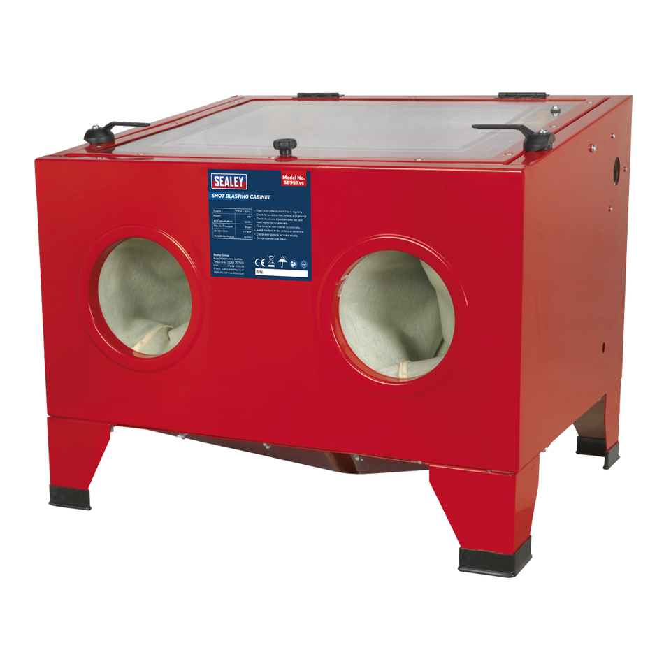 SB951 Shot Blasting Cabinet with Gun 640 x 490 x 490mm