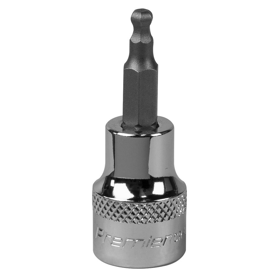 SBBH002 Premier Ball-End Hex Socket Bit 3/8"Sq Drive 4mm
