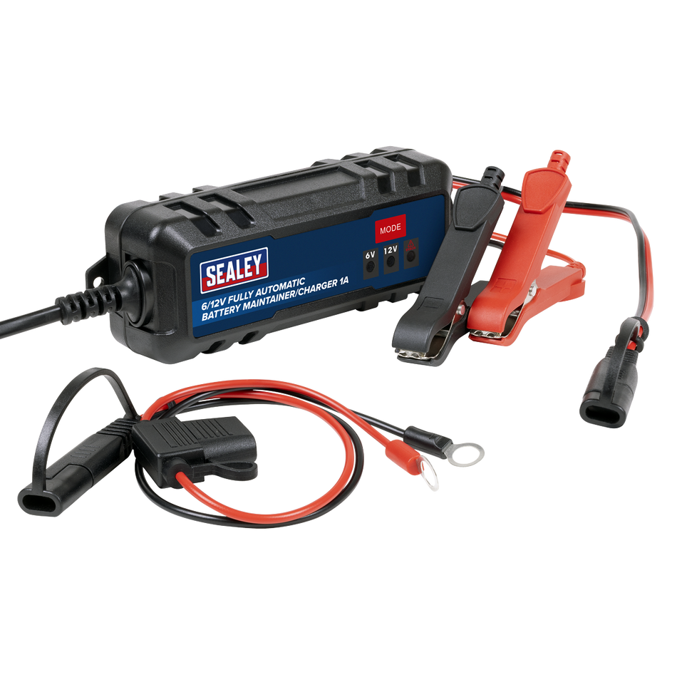 SBC1 6/12V Fully Automatic Battery Maintainer/Charger 1A