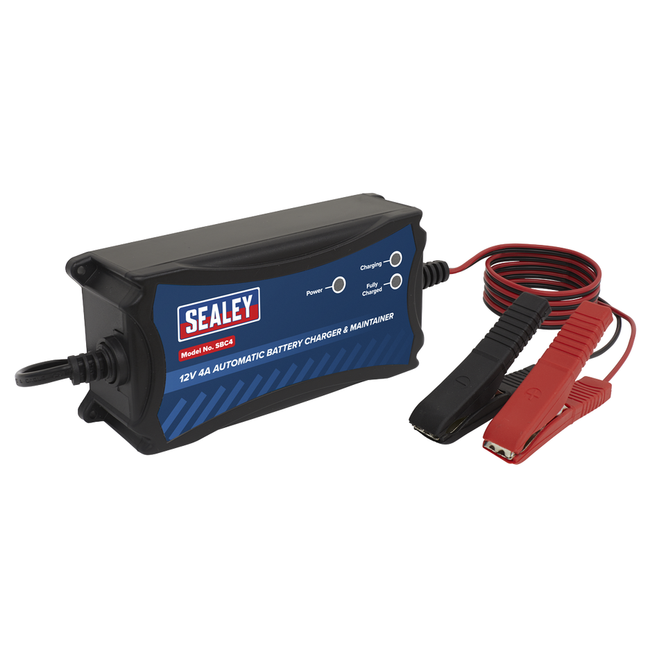 SBC4 12V Fully Automatic Battery Maintainer/Charger 4A