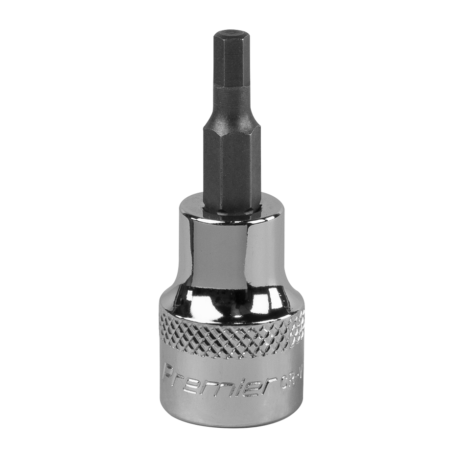 SBH007 Premier Hex Socket Bit 3/8"Sq Drive 4mm