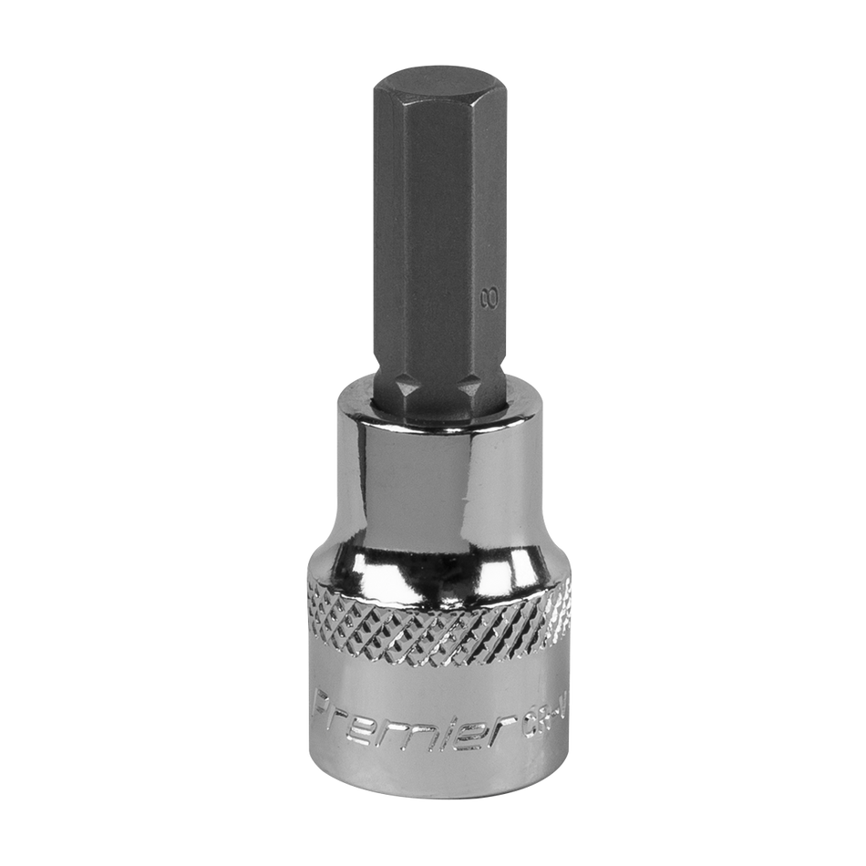 SBH011 Premier Hex Socket Bit 3/8"Sq Drive 8mm