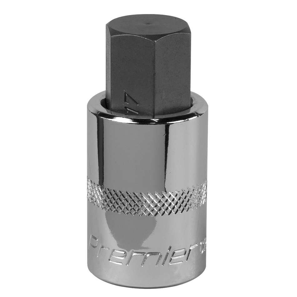 SBH025 Premier Hex Socket Bit 1/2"Sq Drive 17mm