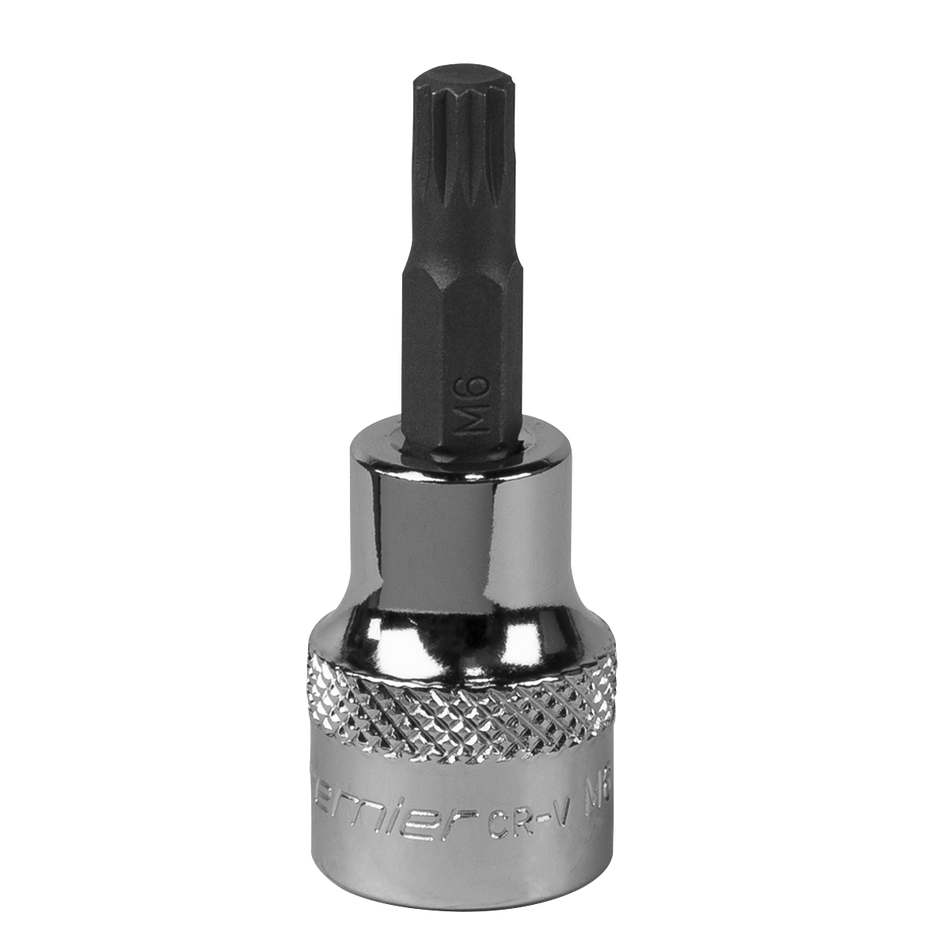 SBS004 Premier Spline Socket Bit 3/8"Sq Drive M6