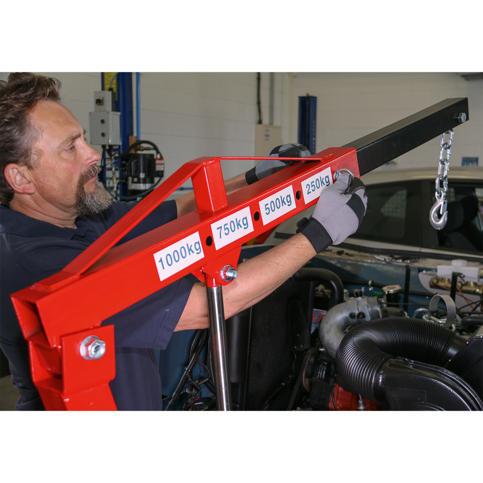 SC10 Folding Engine Crane 1 Tonne