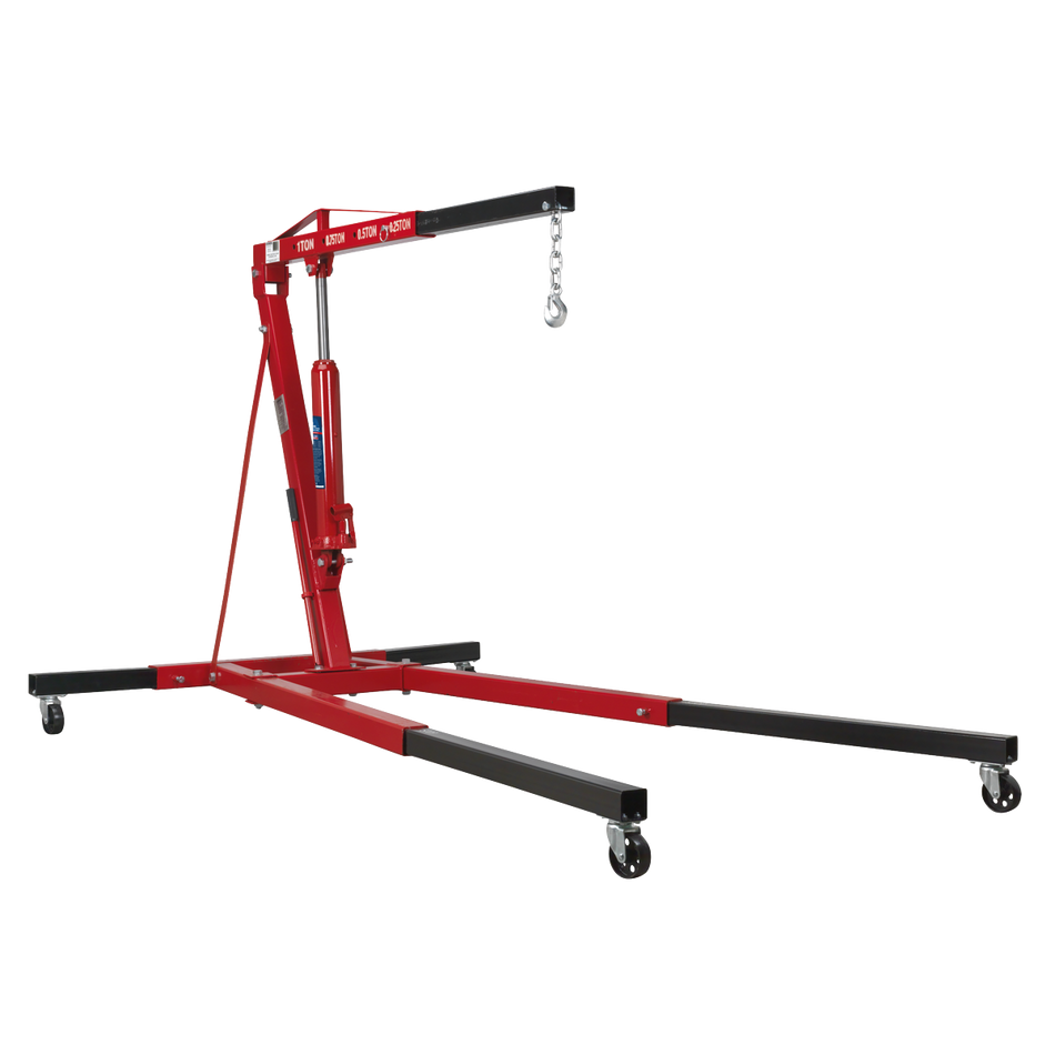 SC10LR Long Reach Engine Crane with Extendable Legs 1 Tonne