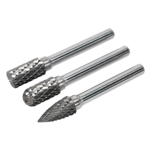 SDBK3 Tungsten Carbide Rotary Burr Set (3 pieces)