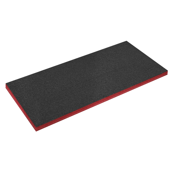 SF50R Easy Peel Shadow Foam 1200 x 550 x 50mm - Red/Black