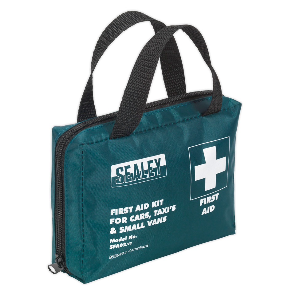 SFA02 Medium First Aid Kit for Cars, Taxis & Small Vans - BS 8599-2 Compliant