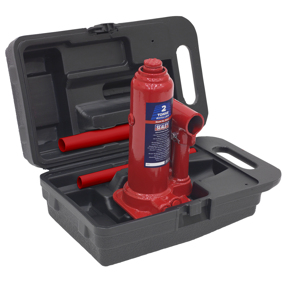 SJ2BMC Bottle Jack 2 Tonne with Storage Case