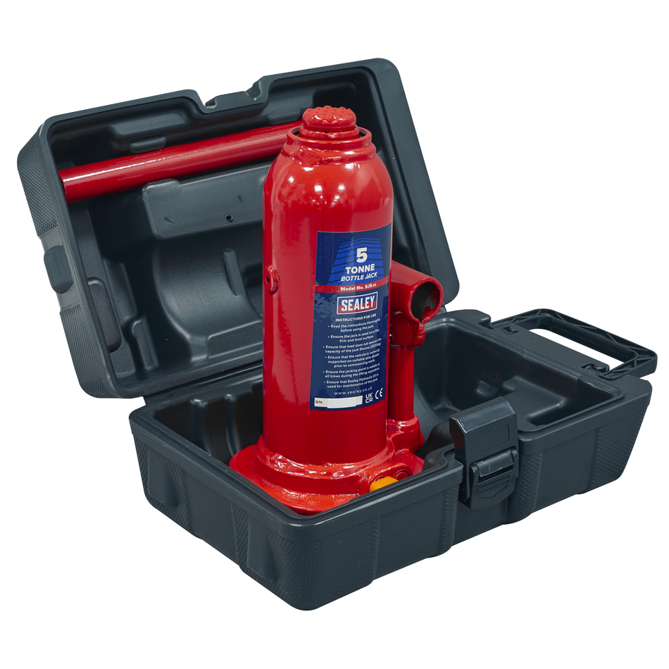 SJ5BMC Bottle Jack 5 Tonne with Storage Case