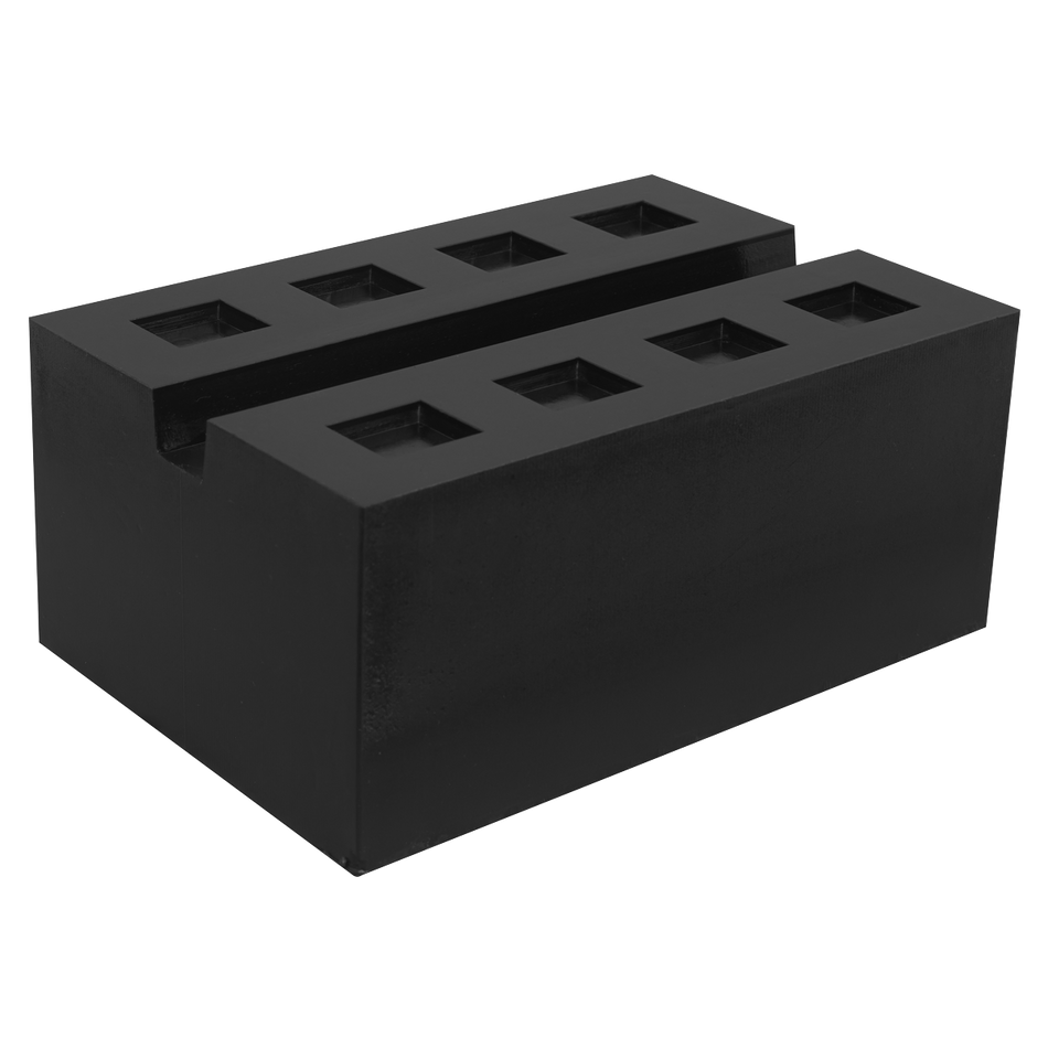 SJBEX.A03 Slotted Rubber Support Block for Viking Jacking Beams 80mm