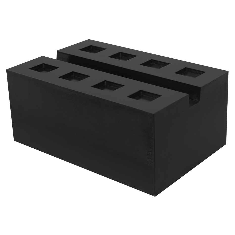SJBEX.A03 Slotted Rubber Support Block for Viking Jacking Beams 80mm