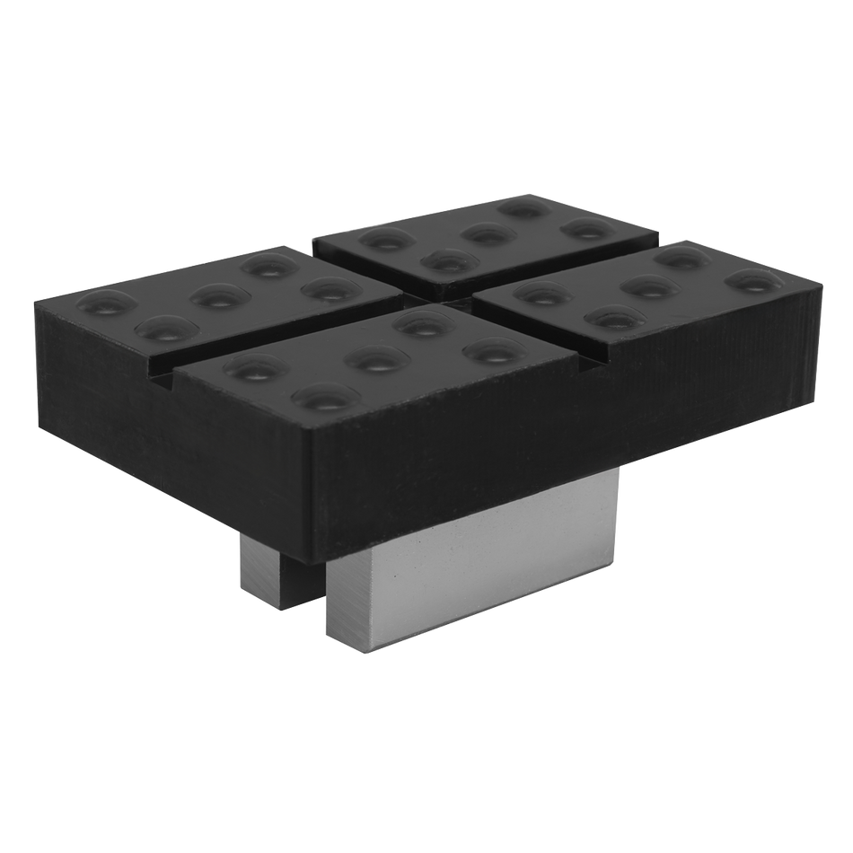 SJBEX.A05 Cross Slotted Rubber Support for Viking Jacking Beams 82mm