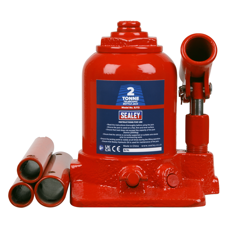 SJT2 Telescopic Bottle Jack 2 Tonne