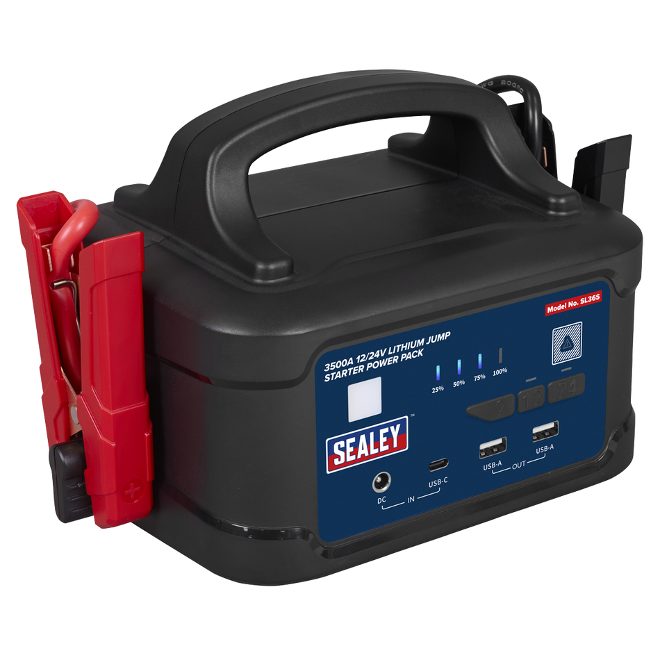 SL36S 3500A 12/24V Lithium Jump Starter Power Pack