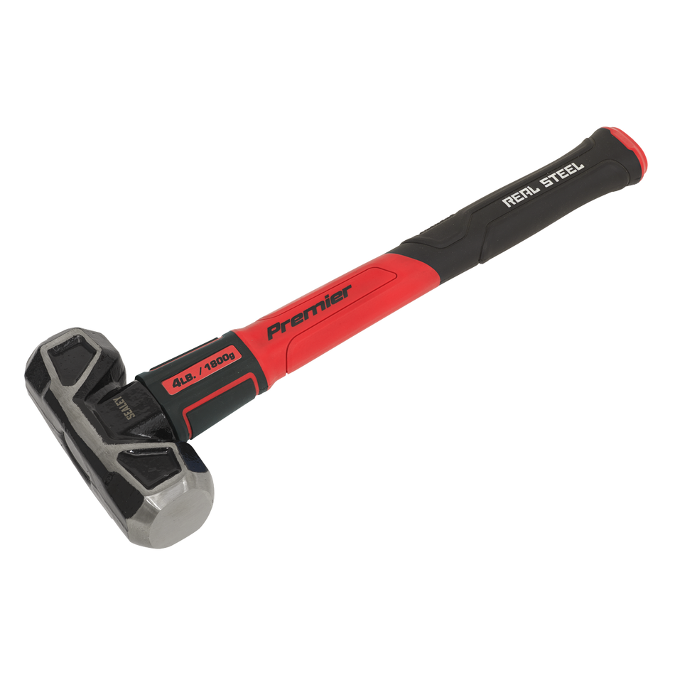 SLHG04 Premier Short Handle Sledge Hammer with Fibreglass Shaft 4lb