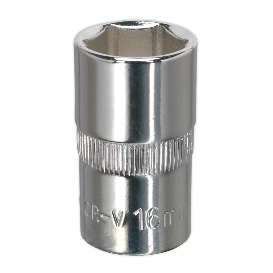 SP1216 Premier Fully Polished Socket 1/2"Sq Drive 16mm