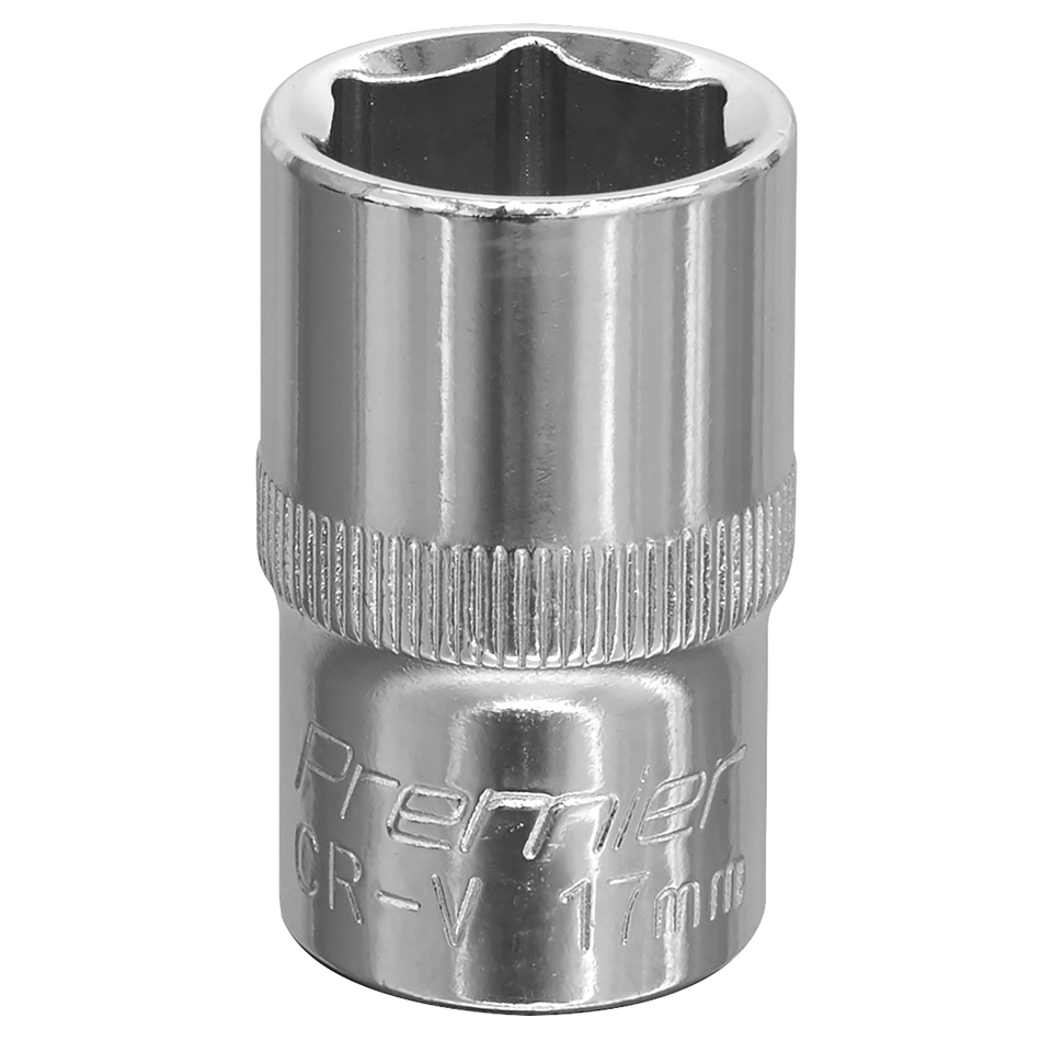 SP1217 Premier Fully Polished Socket 1/2"Sq Drive 17mm