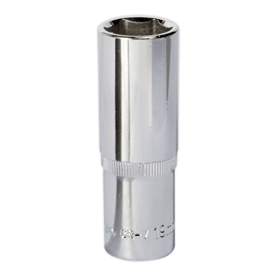 SP1219D Premier Fully Polished Deep Socket 1/2"Sq Drive 19mm