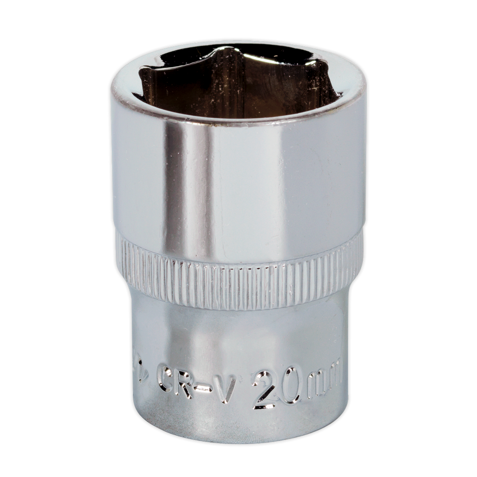 SP1220 Premier Fully Polished Socket 1/2"Sq Drive 20mm