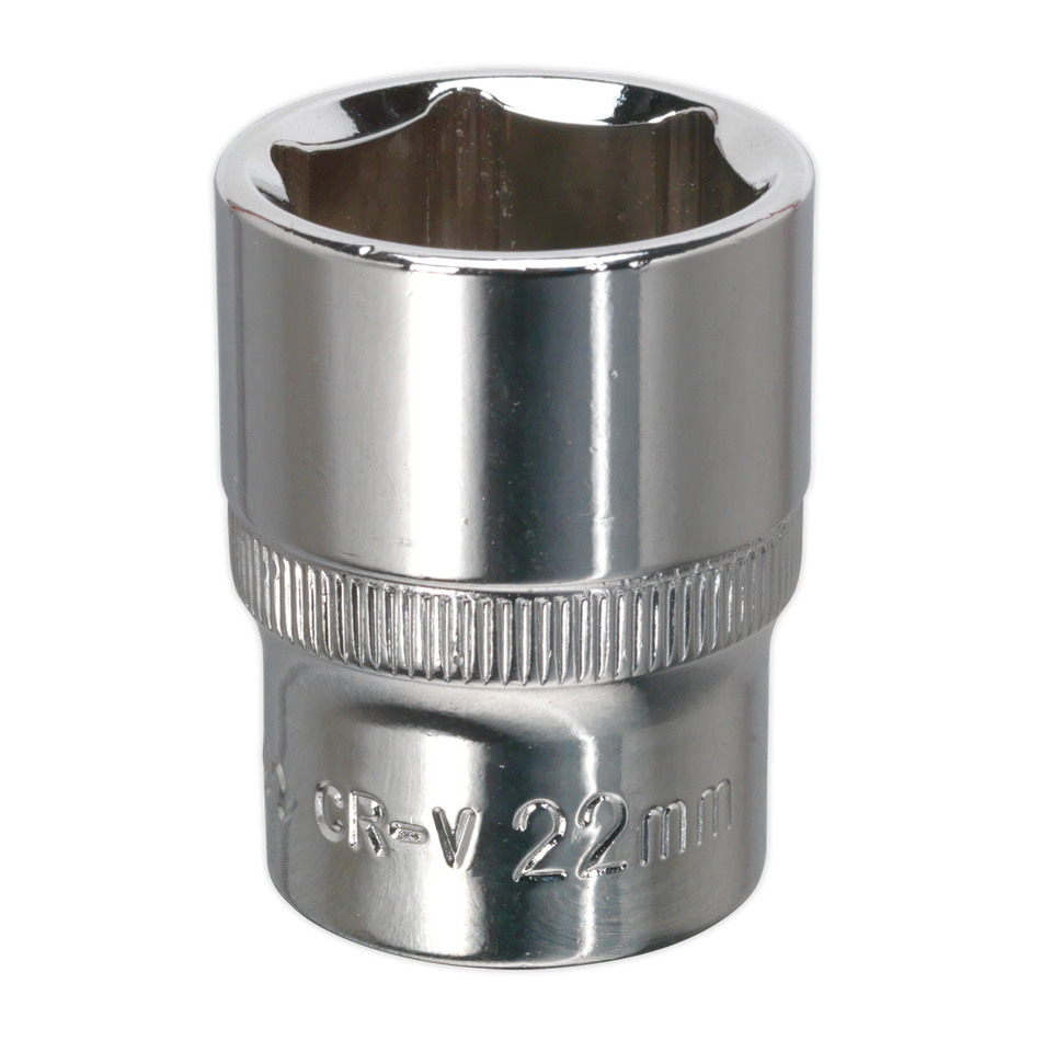 SP1222 Premier Fully Polished Socket 1/2"Sq Drive 22mm