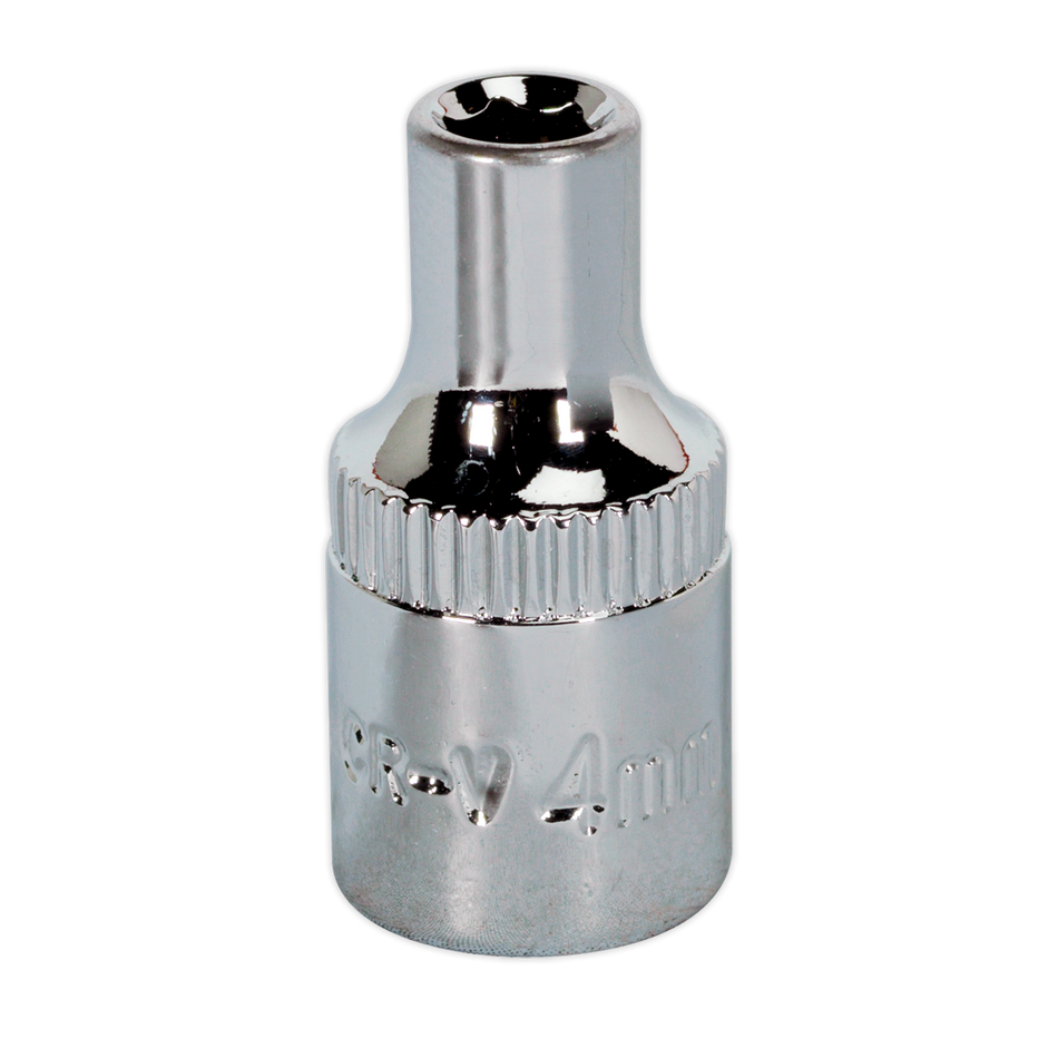 SP1404 Premier Fully Polished Socket 1/4"Sq Drive 4mm