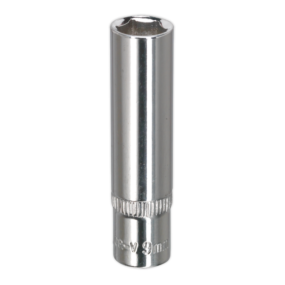 SP1409D Premier Fully Polished Deep Socket 1/4"Sq Drive 9mm