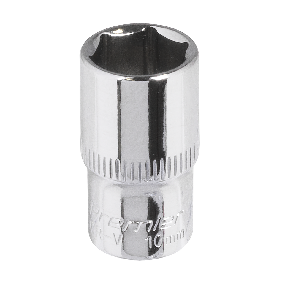 SP1410 Premier Fully Polished Socket 1/4"Sq Drive 10mm