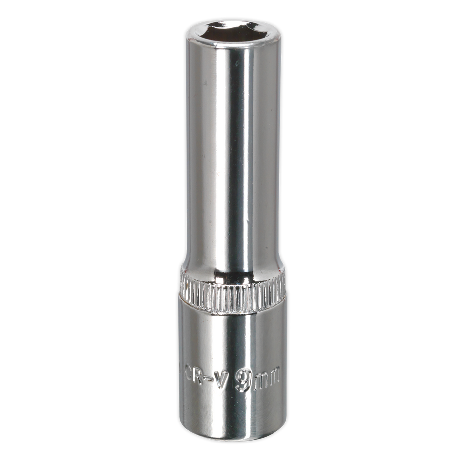 SP3809D Premier Fully Polished Deep Socket 3/8"Sq Drive 9mm