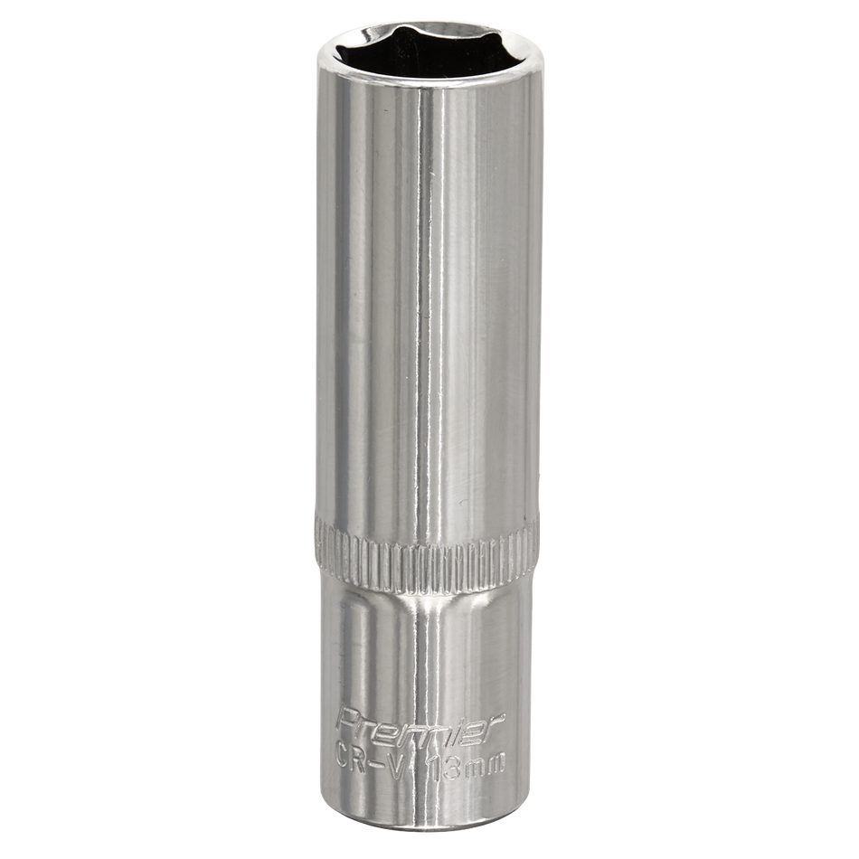 SP3813D Premier Fully Polished Deep Socket 3/8"Sq Drive 13mm